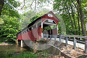 Old covered bridge