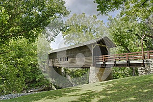 An old covered bridge in Tennessee