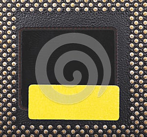Computer processor chip.