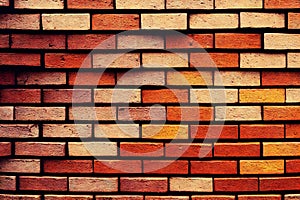 old cracked brick wall texture background.