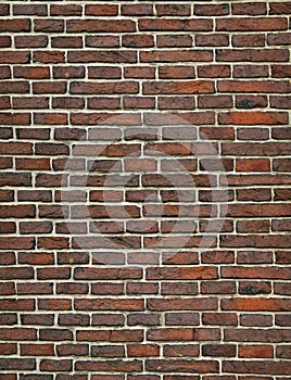 Old cracked brick wall texture