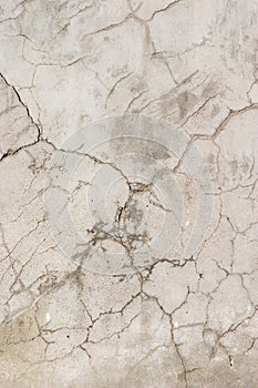 Old Cracked Concrete Wall