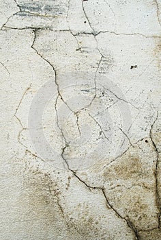 Old cracked concrete wall texture background