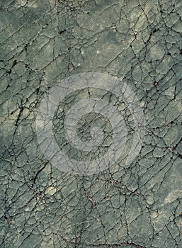 Old cracked peeling canvas with grunge atrifacts background