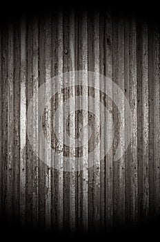 Old Cracked Wood Background with Spotlight