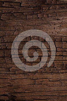 Old cracked wooden surface