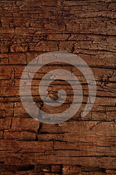 Old cracked wooden surface