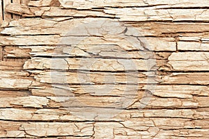 Old cracked wooden surface