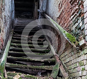 Old creepy stairs