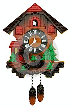 Old cuckoo clock photo