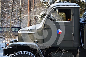 Old czechoslovak military truck Praga V3S photo