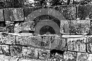 Old dacic Ruins in Sarmisegetusa , Romania