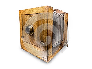 Old daguerreotype apparatus