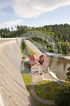 Old dam and powerhouse