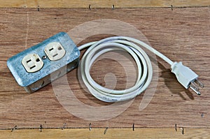 Old damage Extension cord