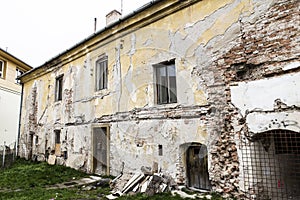 Old damaged building