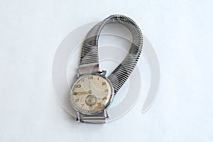 Old damaged fifties watch