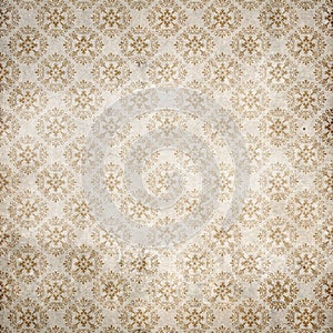 Old damasc wallpaper