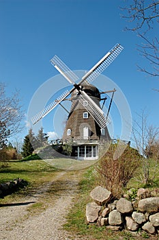Old Danish windmill