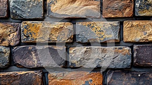 Old dark brick wall texture background