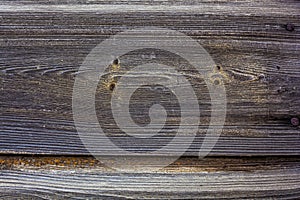 Old dark weathered wood texture. Natural wooden background