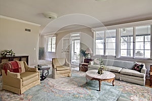 Old dated home interior photo