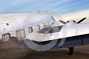 Old DC3 Airplane photo