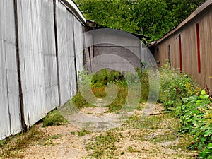 Old dead end alley. photo