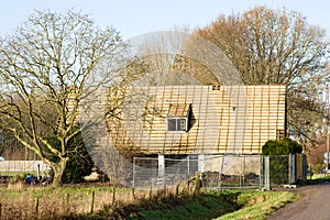 Old decayed farm in the Netherlands