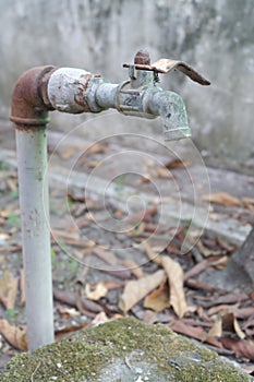 Old Decayed Faucet
