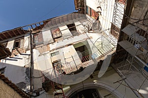 Old Decaying Apartments in Old Havana, Cuba