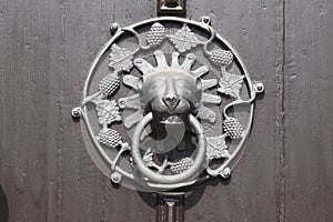 Old decorated door knocker