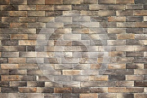 Old Decoration Style Brown Brick Wall Texture Background