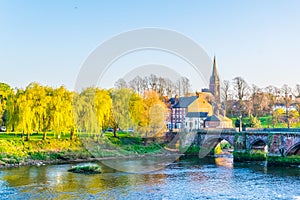 Old Dee bridge in Chester, England