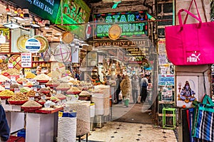 Dry Fruits Market at Khari Baoli, Delhi, India