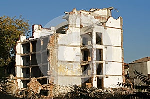 Old demolished building