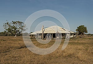 Old derelict building in rural Queensland Australia.