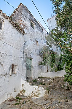 Old derelict house.