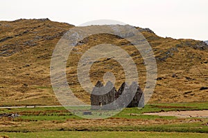 Old derelict house in the highlands of Scotland