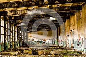 Old destroyed factory