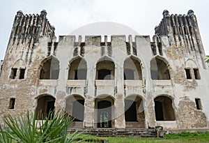 Old Deutsch German Colonial Fort in Bagamoyo Historical city part near the Dar Es Salaam on the Indian Ocean Coast