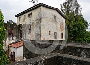 Old Deutsch German Colonial Fort in Bagamoyo Historical city part near the Dar Es Salaam on the Indian Ocean Coast