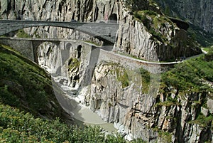 Old Devil's Bridge near Andermatt