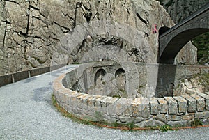 Old Devil's Bridge near Andermatt