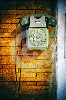 Old dial phone