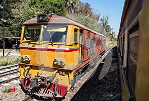 Old diesel electric locomotive