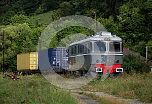 Old diesel electric locomotive
