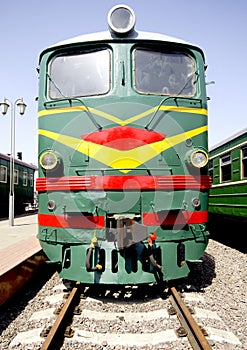 Old diesel locomotive 2