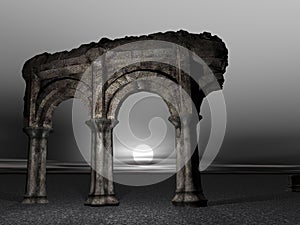 Old Dilapidated Colosseum