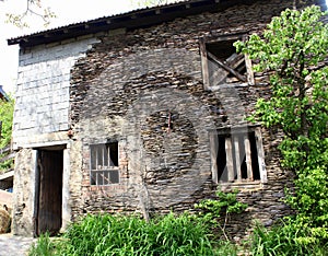 Old dilapidated house